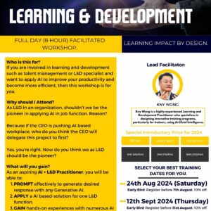 Application of AI in Learning & Development 12 Sept 2024