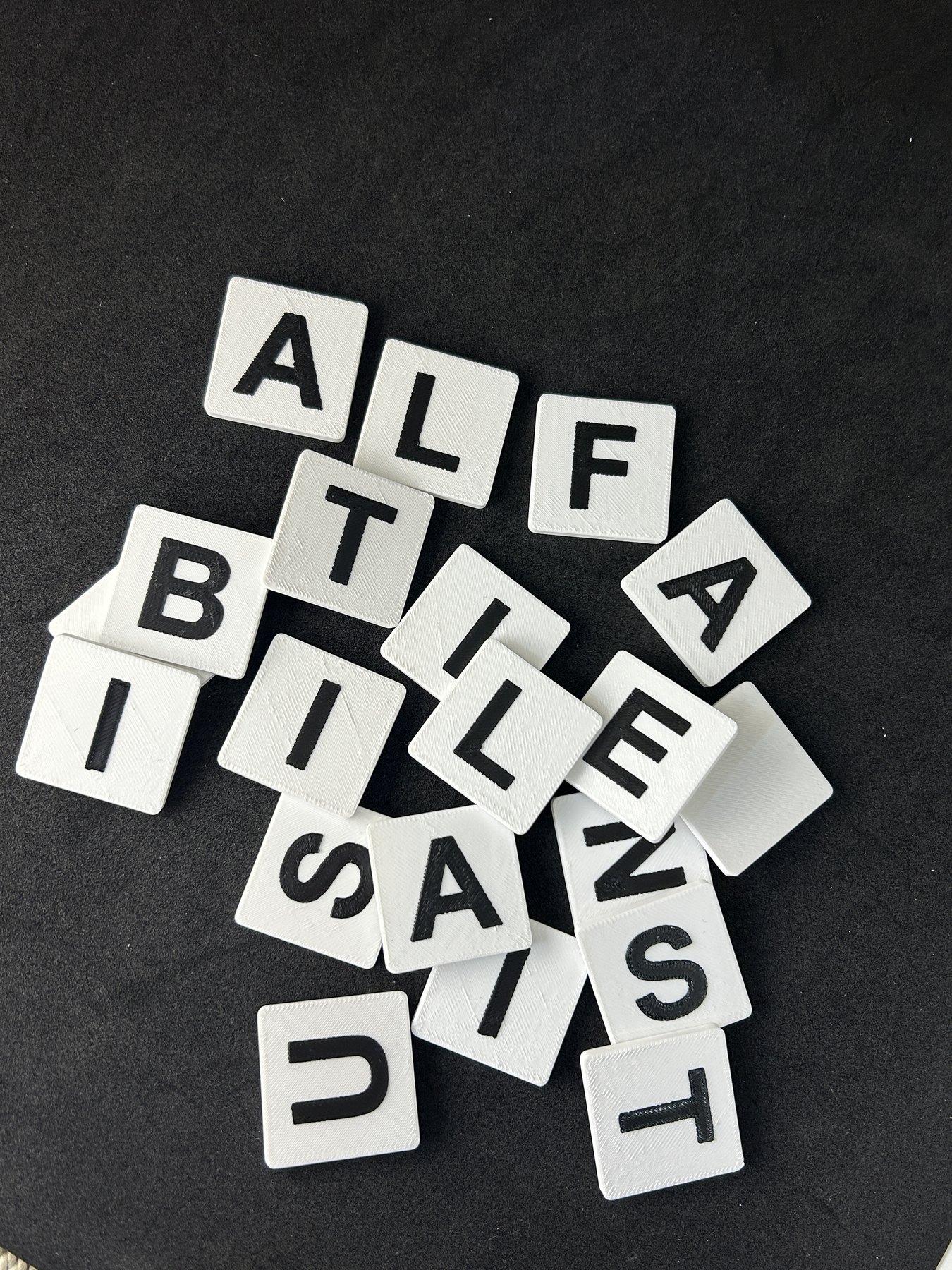 A collection of Alfa Tiles